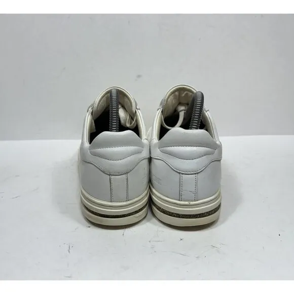 Birkenstock Bend Low Top Leather Sneakers White Women’s Size 8 Narrow