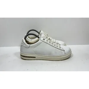Birkenstock Bend Low Top Leather Sneakers White Women’s Size 8 Narrow