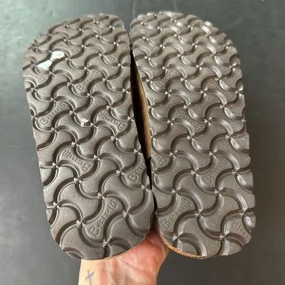 Birkenstock Betula Florida Brown 230 Soft Footbed Sandals 3 Slide Strap Womens 5