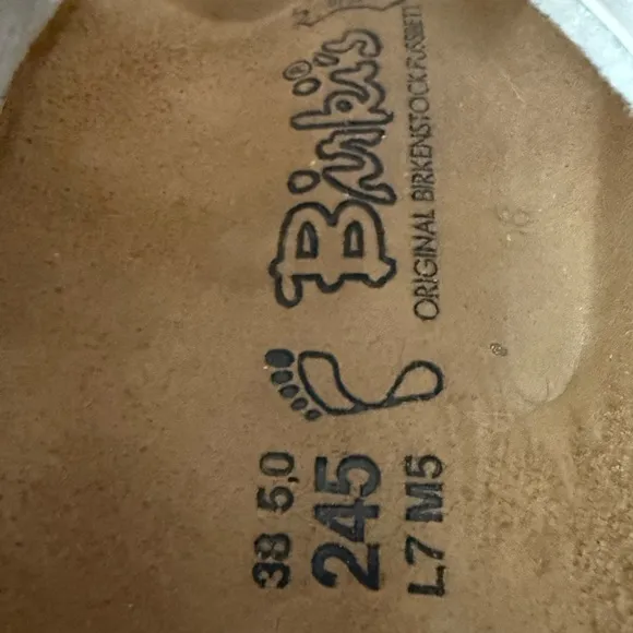 Birkenstock Birkis 3‎ Strap Florida Tan Suede Sandals Size 38 Ladies US 7