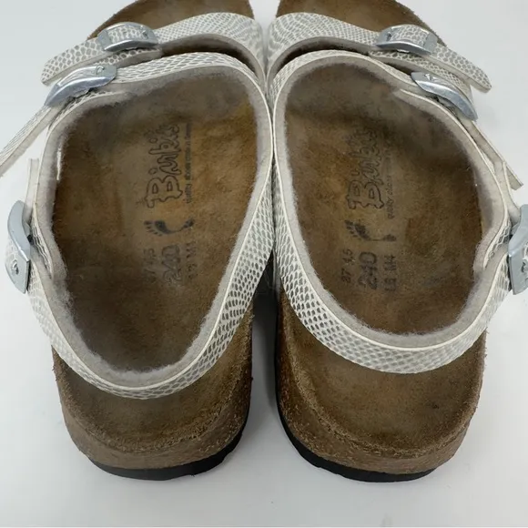 Birkenstock Birki’s Rio Snakeskin Sandals