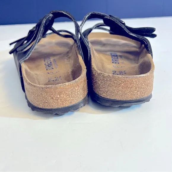 Birkenstock Black Florida 3-Strap Sandals Size 39