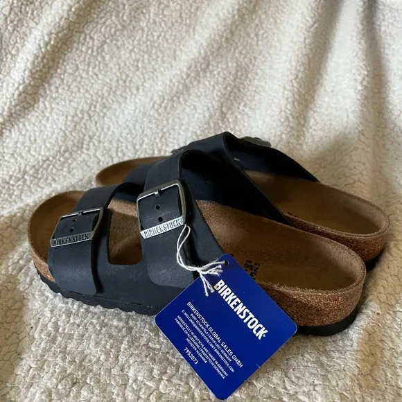 Birkenstock Black Sandals! Two-Strap Design