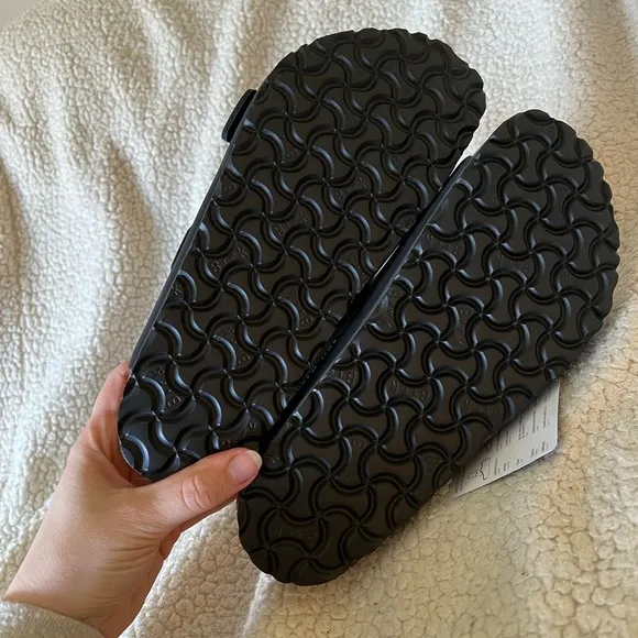Birkenstock Black Sandals! Two-Strap Design