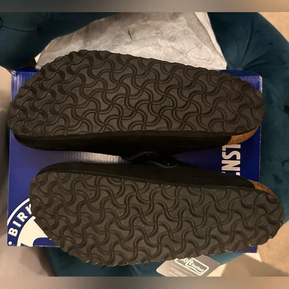 BIRKENSTOCK Boston Soft Footbed in Black new slip on shoe flats sandal