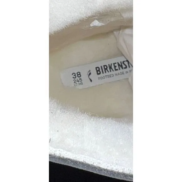 Birkenstock Bryson Shearling Gray‎ Nubuck Leather Combat Boots Size W7/M5 NWOB