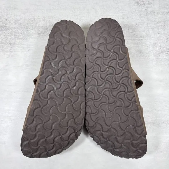 Birkenstock Florida 3-Strap Leather Sandals - Women's Size EU 38 / US 7 - Brown