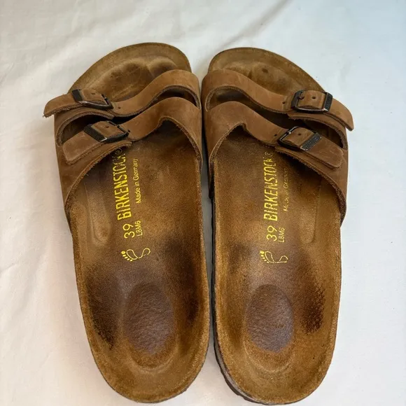 Birkenstock Florida Leather Double Strap Sandals