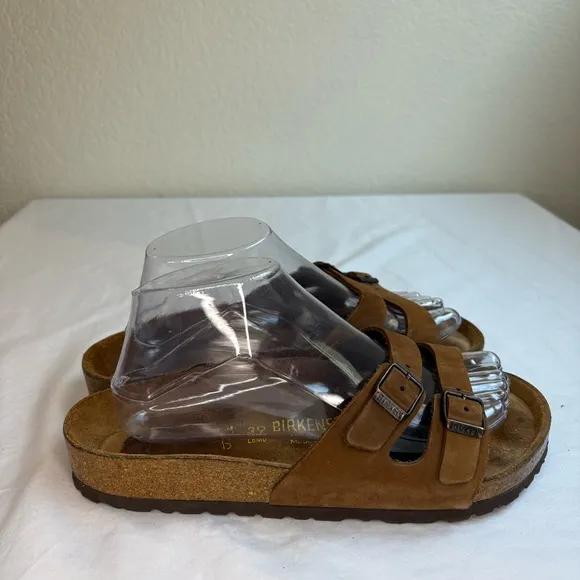Birkenstock Florida Leather Double Strap Sandals