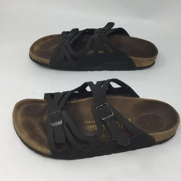Birkenstock Granada Double Buckle Sandals Brown 37