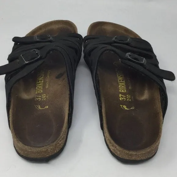 Birkenstock Granada Double Buckle Sandals Brown 37