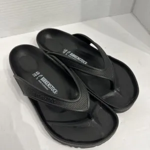 Birkenstock ‎ Honolulu EVA Men's 7 Women's 9 Slip On Thong Sandals Black  EU 40