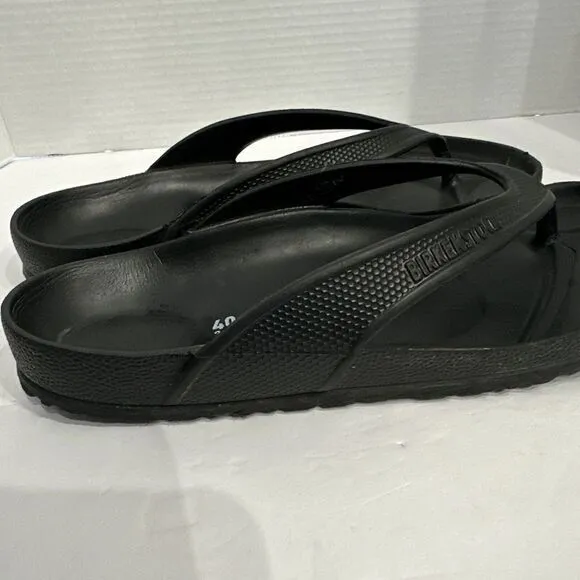Birkenstock ‎ Honolulu EVA Men's 7 Women's 9 Slip On Thong Sandals Black  EU 40