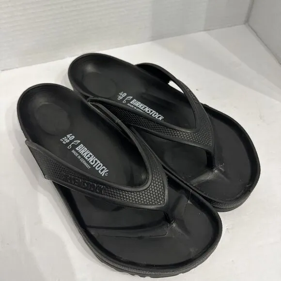 Birkenstock ‎ Honolulu EVA Men's 7 Women's 9 Slip On Thong Sandals Black  EU 40