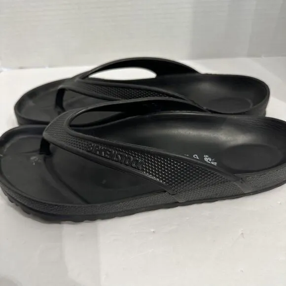 Birkenstock ‎ Honolulu EVA Men's 7 Women's 9 Slip On Thong Sandals Black  EU 40