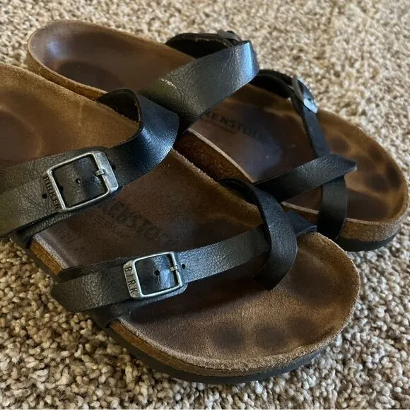 Birkenstock Mayari Black Strap Sandals