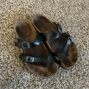 Birkenstock Mayari Black Strap Sandals