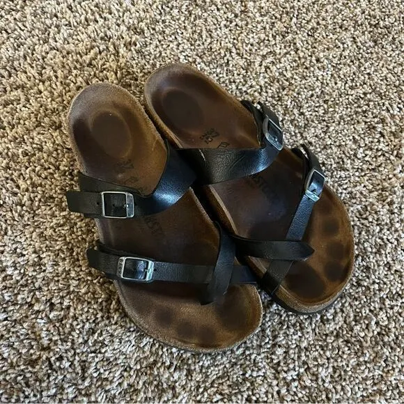 Birkenstock Mayari Black Strap Sandals