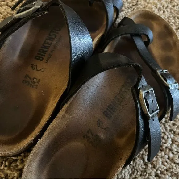 Birkenstock Mayari Black Strap Sandals
