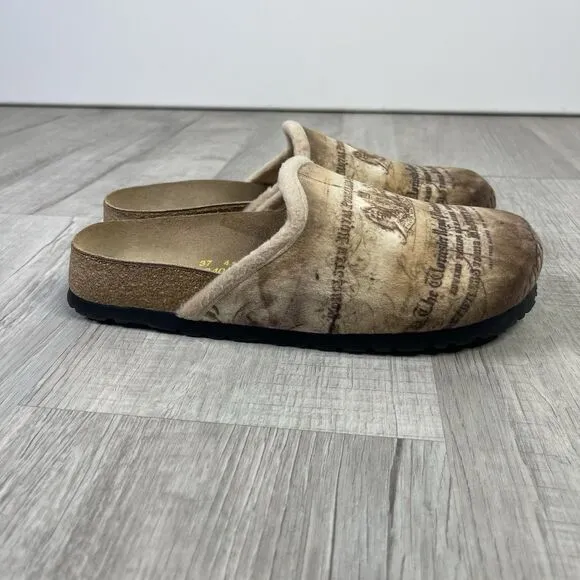 Birkenstock Papillio NEW Boston Slip On Closed Toe Felt Womens 6 Clog Sandals B