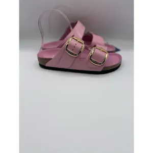 Birkenstock Sandals Arizona Big Buckle Pink Patent Leather Size EU 37 US 6 New