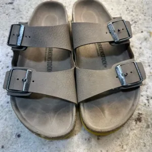 Birkenstock Taupe Sandals with Buckles