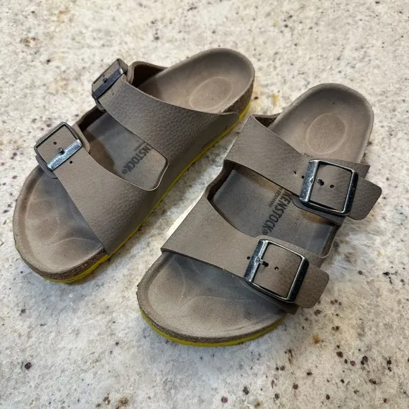 Birkenstock Taupe Sandals with Buckles