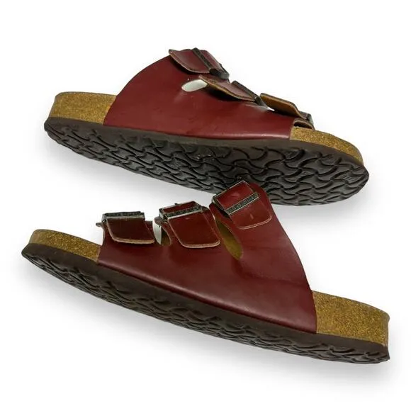 Birkenstock Unisex Sandals 3 Strap Bahama Older Style Burgundy Wine 41