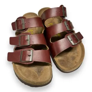 Birkenstock Unisex Sandals 3 Strap Bahama Older Style Burgundy Wine 41