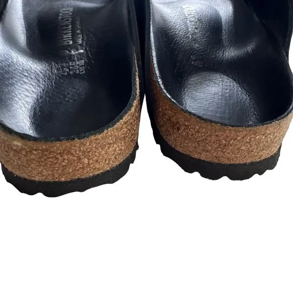 Birkenstock Women's Black Arizona Big Buckle Slip-On Flat Sandals Size 10.5