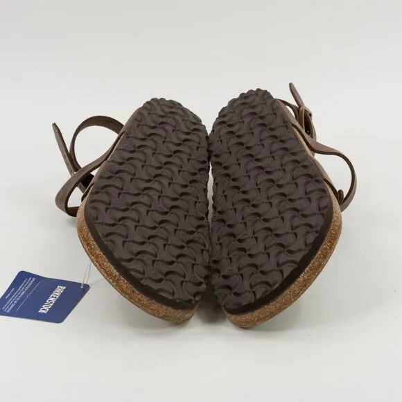 Birkenstock Women's Yara Leather Ankle-Strap REGULAR FIT size 40 EUR / 9 Women
