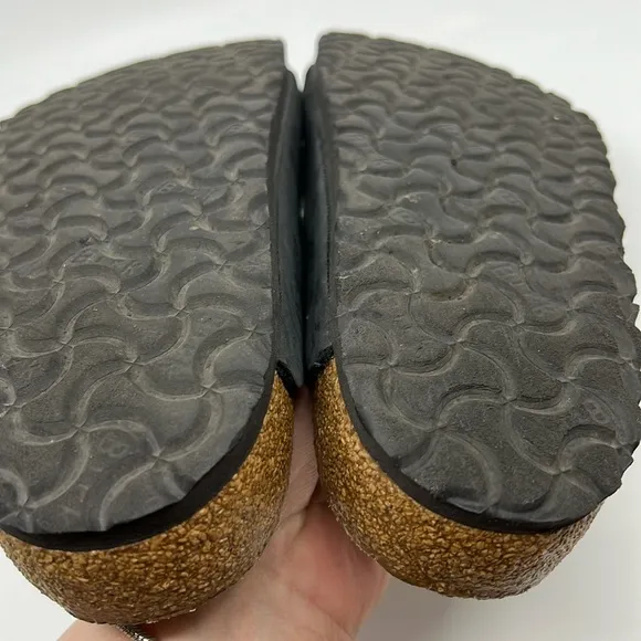 Birkenstock Arizona Black Nubuck Two Strap Sandals – EU Sz 41 US W 10 M 8 Medium