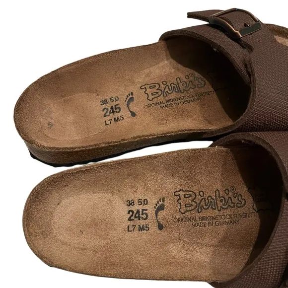 Birkis By Birkenstock Catalina Single Strap Sandals, Sz EU 38