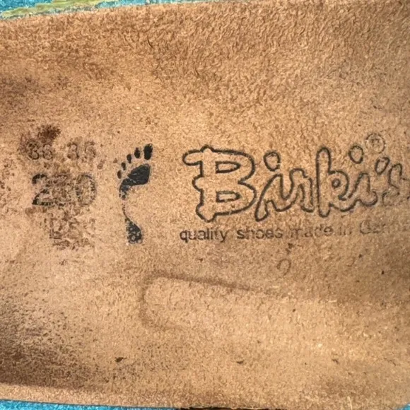 Birki's Freeport Two-Strap Footbed Sandals Size EU 36 US 5-5.5