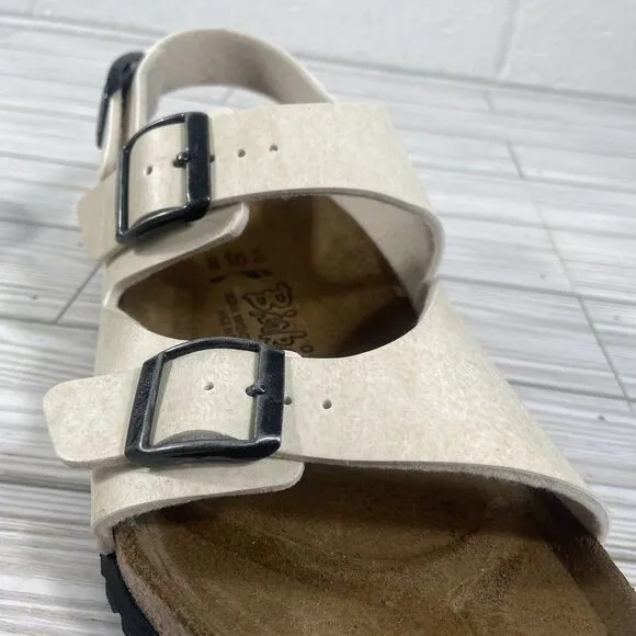 Birki's Le Mans Birkenstock Footbed Champagne Women's Sandals EU39 US 8
