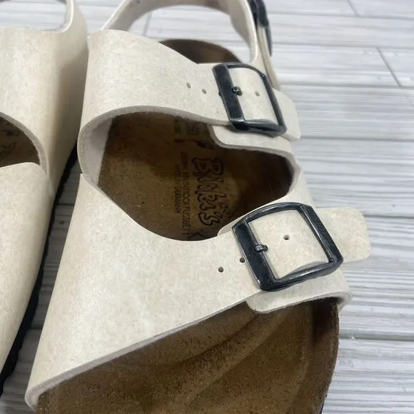 Birki's Le Mans Birkenstock Footbed Champagne Women's Sandals EU39 US 8