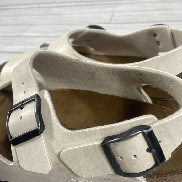 Birki's Le Mans Birkenstock Footbed Champagne Women's Sandals EU39 US 8
