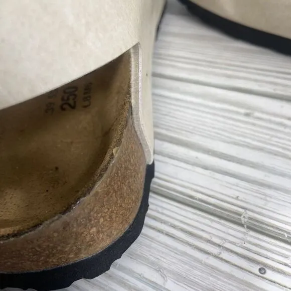 Birki's Le Mans Birkenstock Footbed Champagne Women's Sandals EU39 US 8