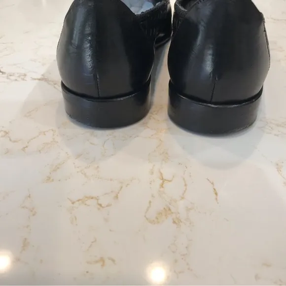Black Woven Tassel Loafers
