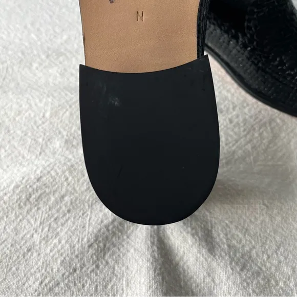 Black Woven Women’s Loafers