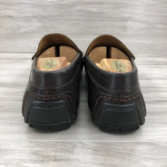 Blake McKay Loafers Men's 11.5 Tucson Brown Woven Leather Slip On Shoes