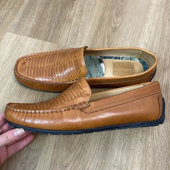 Blake Mckay Quinton Woven Driver Leather Slip on
