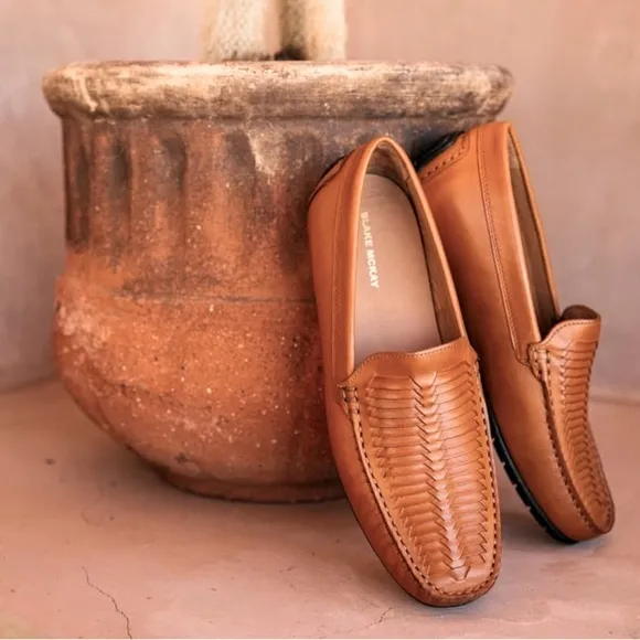 Blake Mckay Quinton Woven Driver Leather Slip on