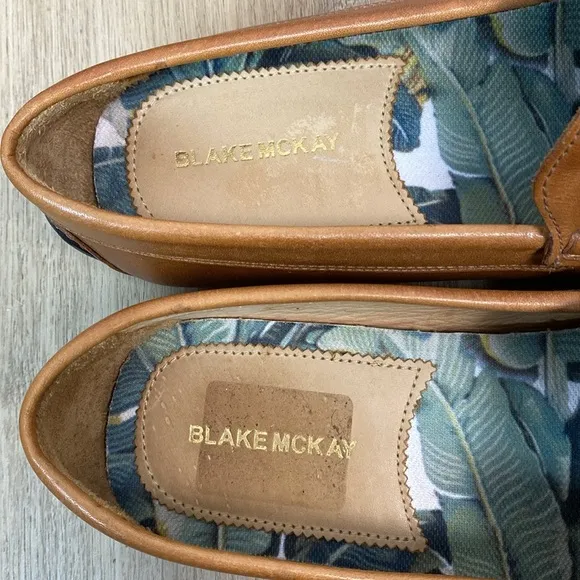 Blake Mckay Quinton Woven Driver Leather Slip on