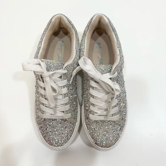 Blue by Betsey Johnson Rhinestone Sneakers