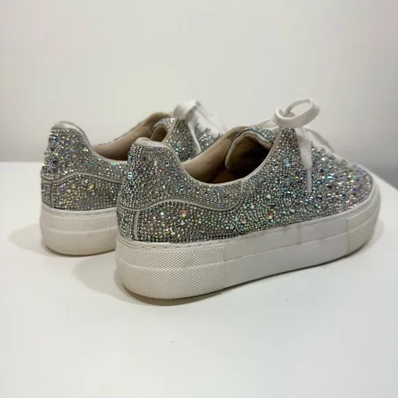 Blue by Betsey Johnson Rhinestone Sneakers