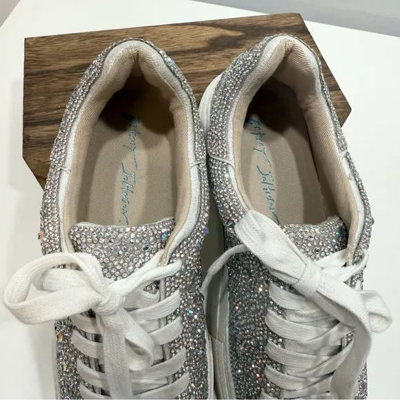 Blue by Betsey Johnson Rhinestone Sneakers