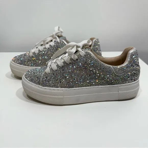 Blue by Betsey Johnson Rhinestone Sneakers