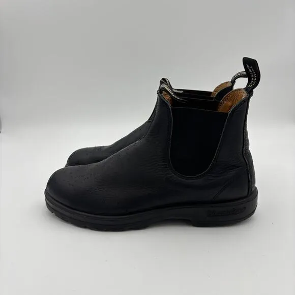 Blundstone Black Leather Chelsea Boots Men's 10.5