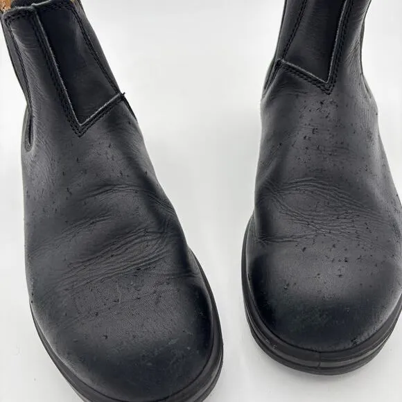 Blundstone Black Leather Chelsea Boots Men's 10.5